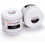 YarnArt Violet 1000 - sněhově bílá – Zbozi.Blesk.cz