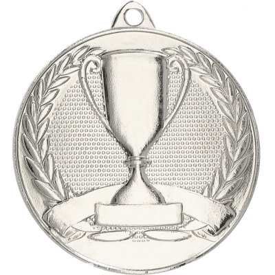 Designová kovová medaile Pohár Stříbro 5 cm