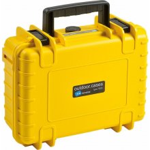 B&W Outdoor Case Type 1000 yellow, foam 1000/Y/SI