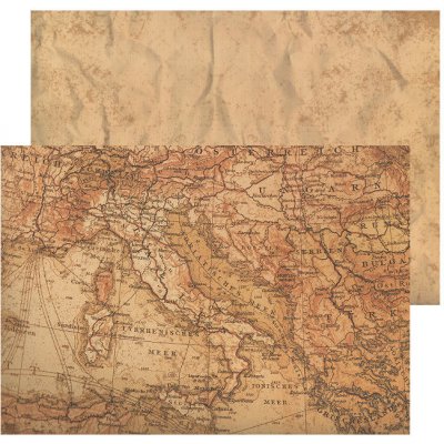 Ursus Fotokarton 22,7 × 32,7 cm oboustranný mapa Itálie 300 g/m2 – Hledejceny.cz