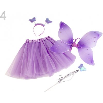 motýlí víla 3sada 4 levandulová – Zboží Mobilmania