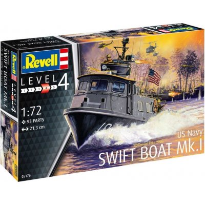 Revell US Navy SWIFT BOAT Mk.I Plastic ModelKit loď 05176 1:72 – Zboží Dáma