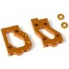 Modelářské nářadí Xray ALU RADIO PLATE MOUNTS L+R SWISS 7075 T6 ORANGE