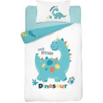 Detexpol povlečení Dino zelené 100 x 135 cm 40 x 60 cm – Zboží Dáma
