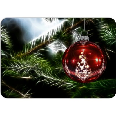 PokojovaDekorace.cz Vánoční prostírání 037 Baňka 43x30cm – Zboží Mobilmania