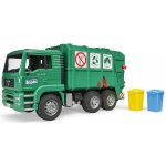 Bruder 2753 Nákladní auto MAN popeláři v zelené barvě – Hledejceny.cz