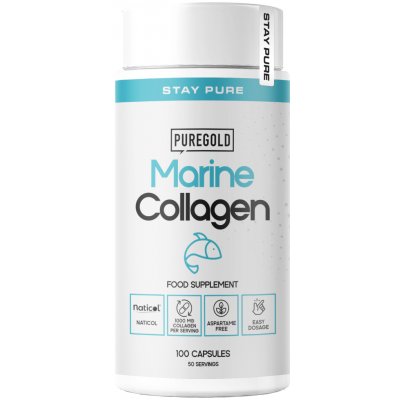 PureGold Hydrolizovaný Rybí Kolagen 100 kapslí – Hledejceny.cz