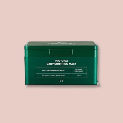 VT Cosmetics - CICA Daily Soothing Mask - Sada zklidňujících pleťových masek - 30ks 350 g – Zboží Dáma