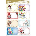 MFP samolepky na dárky vánoční 16ks dětské 1240860 – Zboží Dáma