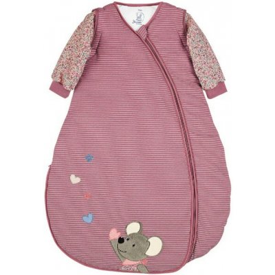 Sterntaler Dětský spací pytel s rukávy Myška Mabel pink – Zboží Mobilmania