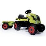 SMOBY 710107 šlapací traktor CLASS GM s prívesom a s otváracou kapotou a posuvným sedadlom od 3 rokov – Zboží Mobilmania