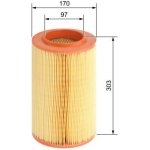Vzduchový filtr BOSCH F 026 400 059 – Hledejceny.cz