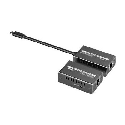 PremiumCord USB-C na HDMI extender přes patch kabel Cat5e/6/6a 4K@60Hz na 60m KHEXT60-11 – Sleviste.cz