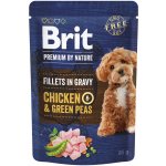 Brit Premium by Nature Adult Dog Fillets in Gravy with Lamb & Green Peas 85 g – Sleviste.cz