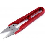 Nůžky cvakačky délka 10,5 cm s plastovou rukojetí - červená – Hledejceny.cz