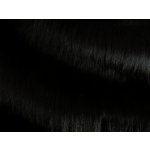 Umělá kožešina, metráž, oděvní, černá, vlas 50 mm, š. 145 cm metráž – Zboží Mobilmania