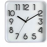 M.A.T. Group hodiny nástěnné 25,3x25,3cm,3D ciferník,PH,sklo,kov BÍ – Hledejceny.cz