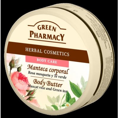 Green Pharmacy Body Care Muscat Rose & Green Tea tělové máslo 200 ml