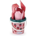 Ecoiffier Kyblíček Jahůdka s konvičkou a příslušenstvím 13 cm – Zboží Dáma