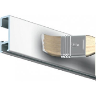 Artiteq Závěsná lišta na obrazy Click Rail Barva: Bílá přetíratelná RAL 9016, Délka: 2 m – Sleviste.cz