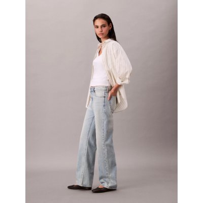 Calvin Klein dámské světle modré džíny LV147C700G0I2 – Zboží Dáma