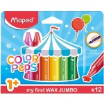 Maped Voskovky Color'Peps Wax Jumbo 12 barev – Zboží Dáma