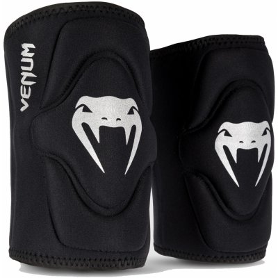 Venum Chrániče kolen Kontact Gel - Black/Silver – Zboží Dáma