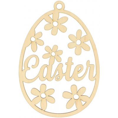 Natana dřevěné vajíčko Easter 6 x 9 cm – Hledejceny.cz
