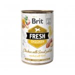 Brit Fresh Chicken with Sweet Potato 400 g – Zboží Mobilmania