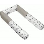 Bellatex Mantinel do postele Kostička šedá bílá – Zboží Mobilmania