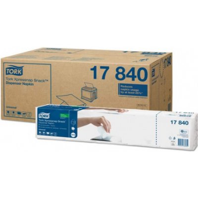 TORK Xpressnap Snack ubrousky N10 9000ks 21,6x21,6cm 40 bal. bílé 17840 – Sleviste.cz