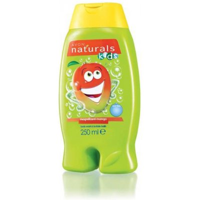 Avon Naturals Kids Magnificent Mango Jemný sprchový gel a pěna do koupele 2v1 s mangem 250 ml – Zbozi.Blesk.cz