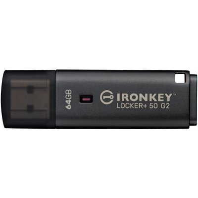 Kingston IronKey Locker+ 50 G2 64GB IKLP50G2/64GB – Zboží Živě