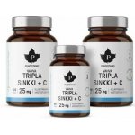 Puhdistamo Triple Zinc 25mg + Vitamin C 2 x 120 kapslí + 60 kapslí – Hledejceny.cz