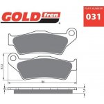 Brzdové destičky GOLDFREN 031 S3 797.S0.31 – Hledejceny.cz