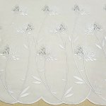 Luxusní záclona GERSTER 11868 béžová výšivka 290 cm – Zboží Mobilmania