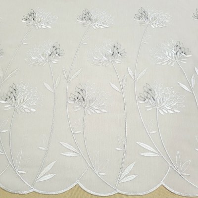 Luxusní záclona GERSTER 11868 béžová výšivka 290 cm – Zboží Mobilmania