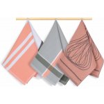 Bellatex Geometrie 50 x 70 cm 3 ks Černá Bílá – Zboží Dáma