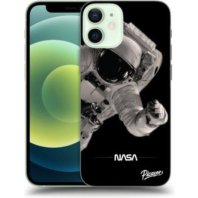Pouzdro Picasee silikonové Apple iPhone 12 mini - Astronaut Big černé – Zbozi.Blesk.cz