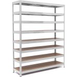 Trestles RH Regál 2200 x 1400 x 450 mm 8 polic pozink – Zboží Mobilmania