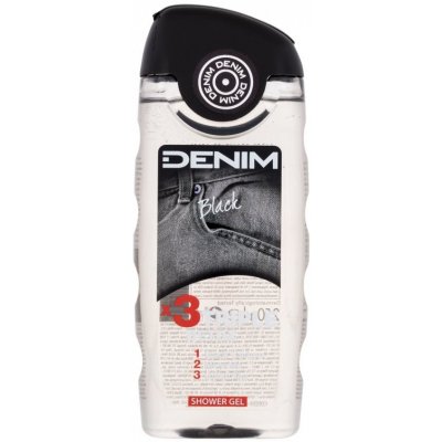 Denim Black Triple Detox sprchový gel 250 ml