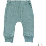 PoPoLiNi Kojenecké kalhoty merino vlna Sage Green – Zboží Dáma