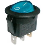 Tipa kul. pros. 2pol./3pin ON-OFF 250V/6A modrý – Hledejceny.cz