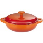 GSW Litinový hrnec na dušení / Pekáč 30 cm oranžová hrnec na dušení – Zbozi.Blesk.cz