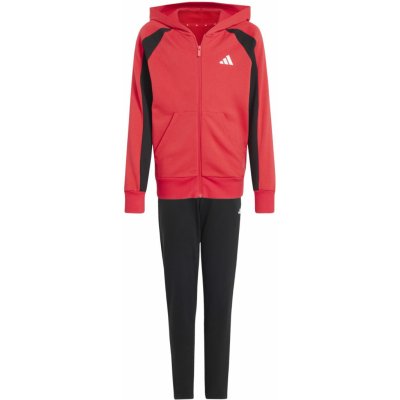 adidas dětská tepláková souprava J CB FT TS JD0969 červená – Zboží Dáma