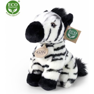 Eco-Friendly Rappa zebra sedící 18 cm – Zboží Mobilmania