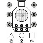 GFC Tactical Range Solutions Cvičný terč Aim Small, 70 x 50 cm -10 ks – Zboží Dáma