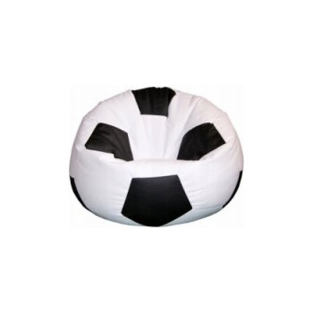 FITMANIA Fotbalový míč XL Vzor: 01 bílo-černá