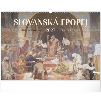 NOTIQUE Nástěnný Slovanská epopej Alfons Mucha 48 x 33 cm 2027 – Hledejceny.cz