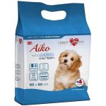 Aiko Soft Care Active Carbon 60x60 cm 10 ks plena pro psy s aktivním uhlím se čtyřmi samolepkami na uchycení – Sleviste.cz